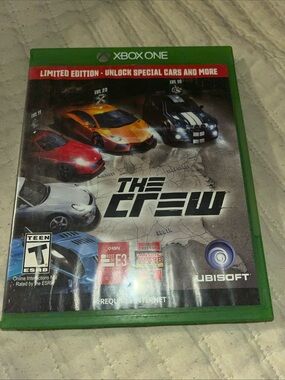 The Crew Xbox One by - Green Case with Multi-Color Cover Art